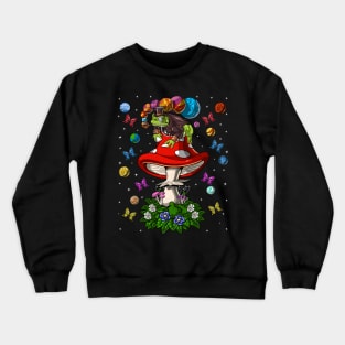 Mushroom Frog Crewneck Sweatshirt